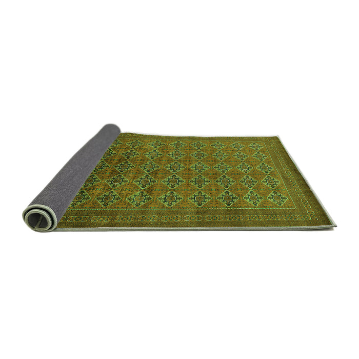 Sideview of Oriental Green Industrial Rug, urb2000grn