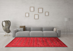 Industrial Red Washable Rugs