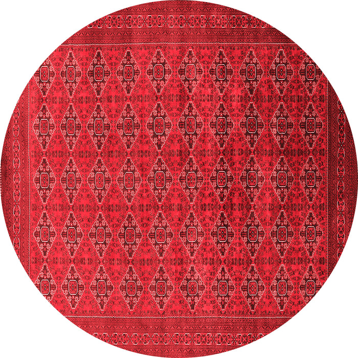 Machine Washable Oriental Red Industrial Rug, wshurb2000red