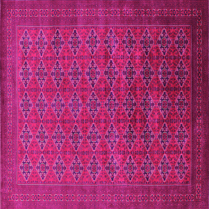 Square Oriental Pink Industrial Rug, urb2000pnk