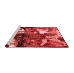 Industrial Red Washable Rugs