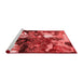 Industrial Red Washable Rugs