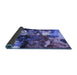 Sideview of Oriental Blue Industrial Rug, urb2001blu