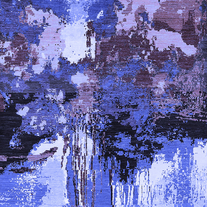 Oriental Blue Industrial Rug, urb2001blu