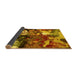 Sideview of Oriental Yellow Industrial Rug, urb2001yw