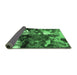 Sideview of Oriental Emerald Green Industrial Rug, urb2001emgrn