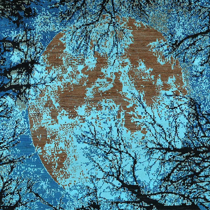 Oriental Light Blue Industrial Rug, urb2002lblu