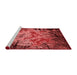 Industrial Red Washable Rugs