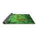 Sideview of Oriental Green Industrial Rug, urb2002grn