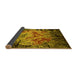 Sideview of Oriental Yellow Industrial Rug, urb2002yw