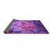 Sideview of Oriental Purple Industrial Rug, urb2002pur