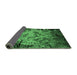 Sideview of Oriental Emerald Green Industrial Rug, urb2002emgrn