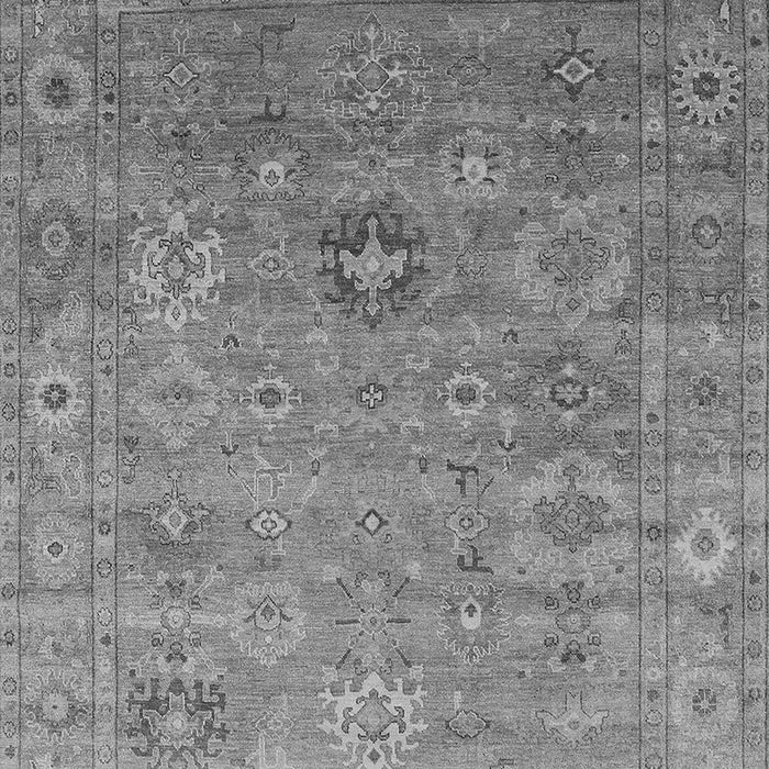 Machine Washable Oriental Gray Industrial Rug, wshurb2003gry
