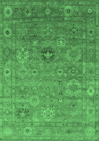 Oriental Emerald Green Industrial Rug, urb2003emgrn