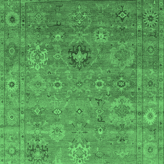 Oriental Emerald Green Industrial Rug, urb2003emgrn