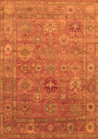 Oriental Orange Industrial Rug, urb2003org