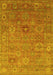 Oriental Yellow Industrial Rug, urb2003yw