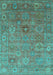 Oriental Turquoise Industrial Rug, urb2003turq