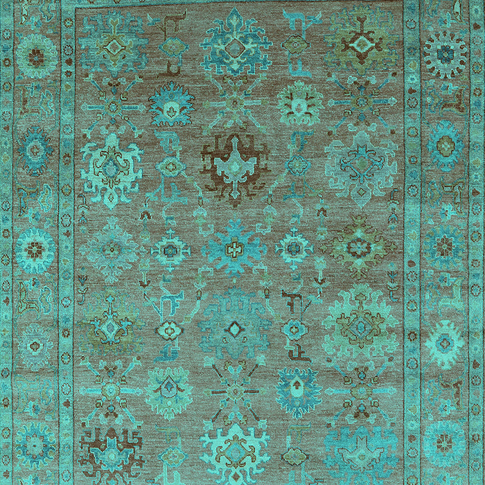 Oriental Turquoise Industrial Rug, urb2003turq