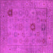 Square Oriental Pink Industrial Rug, urb2004pnk