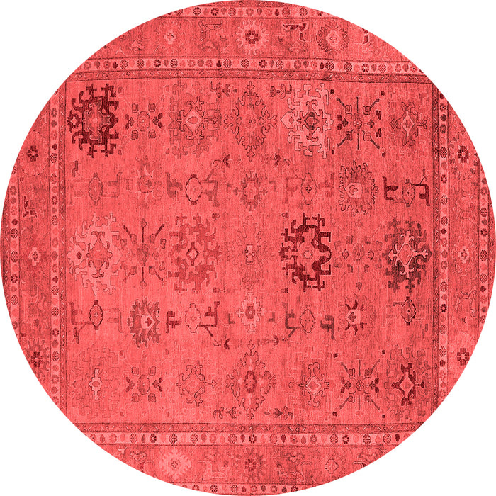 Machine Washable Oriental Red Industrial Rug, wshurb2004red