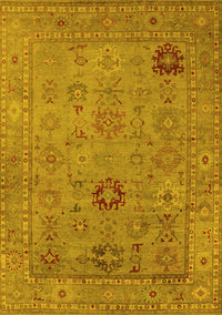 Oriental Yellow Industrial Rug, urb2004yw