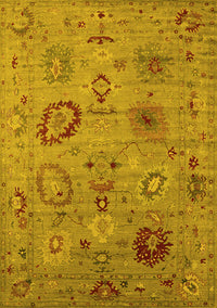 Oriental Yellow Industrial Rug, urb2005yw