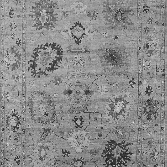 Machine Washable Oriental Gray Industrial Rug, wshurb2005gry