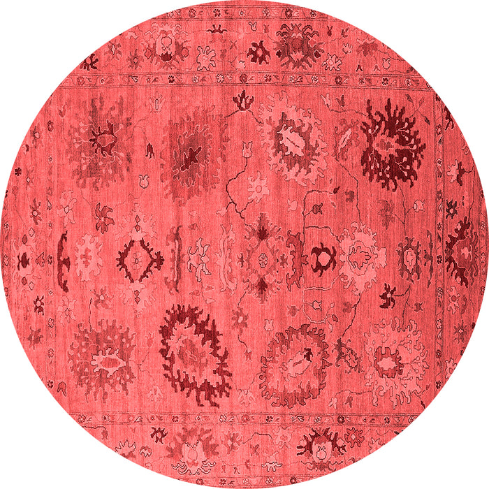 Machine Washable Oriental Red Industrial Rug, wshurb2005red