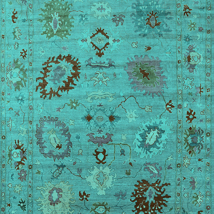Oriental Turquoise Industrial Rug, urb2005turq