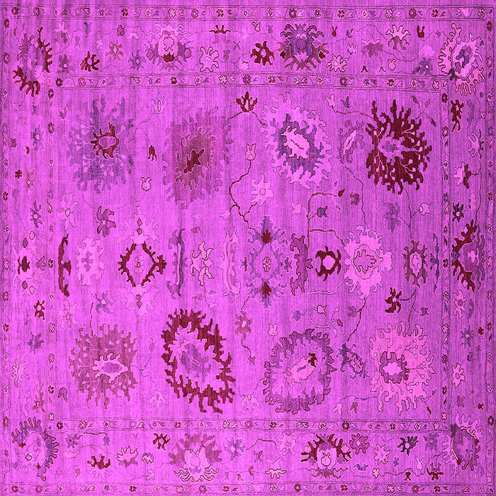 Square Oriental Pink Industrial Rug, urb2005pnk