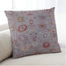 Lifestyle Image of Mid-Century Modern Urban Square Mauve Taupe Purple Throw Pillow, 18 inch by 18 inch, pwurb2005