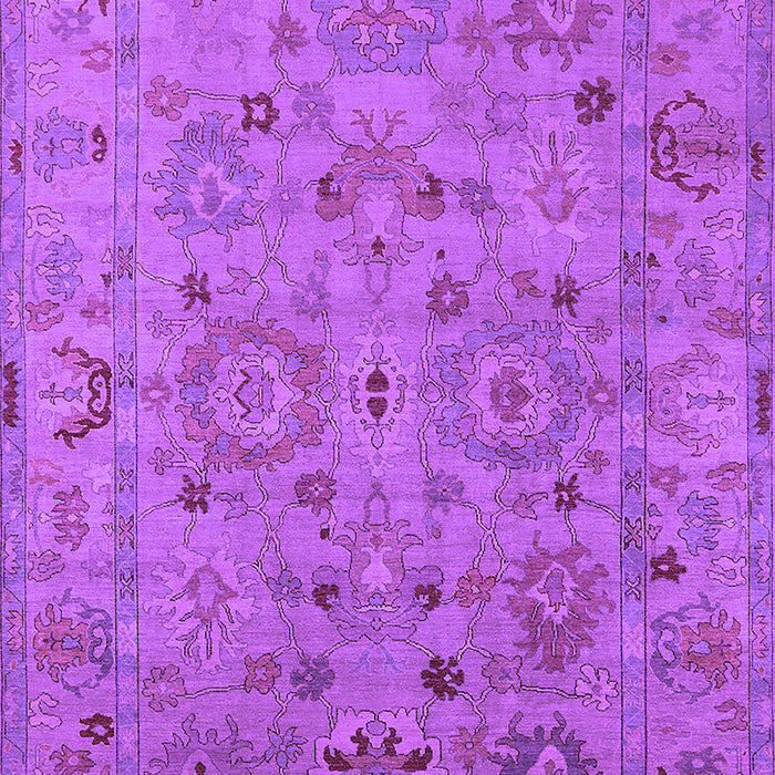 Machine Washable Oriental Purple Industrial Area Rugs, wshurb2006pur