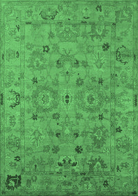 Oriental Emerald Green Industrial Rug, urb2006emgrn