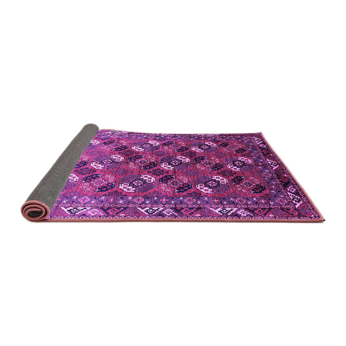 Sideview of Oriental Purple Industrial Rug, urb2007pur