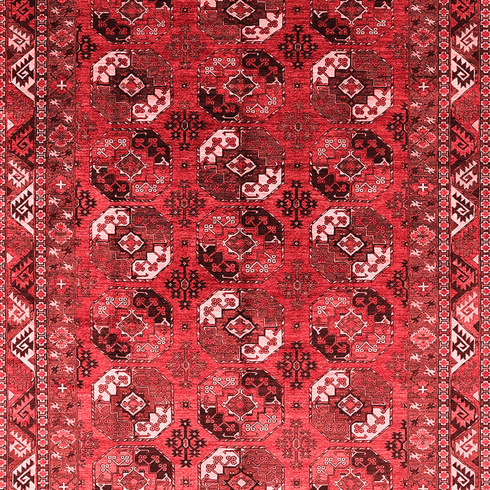Machine Washable Oriental Red Industrial Rug, wshurb2007red