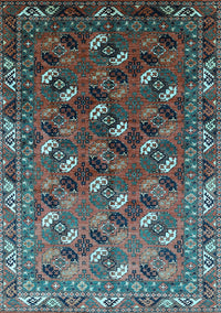 Oriental Light Blue Industrial Rug, urb2007lblu