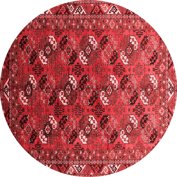Machine Washable Oriental Red Industrial Rug, wshurb2007red