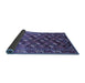 Sideview of Oriental Blue Industrial Rug, urb2007blu