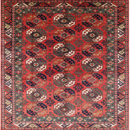 Square Machine Washable Industrial Modern Dark Almond Brown Rug, wshurb2007