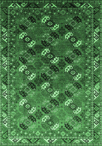 Oriental Emerald Green Industrial Rug, urb2007emgrn