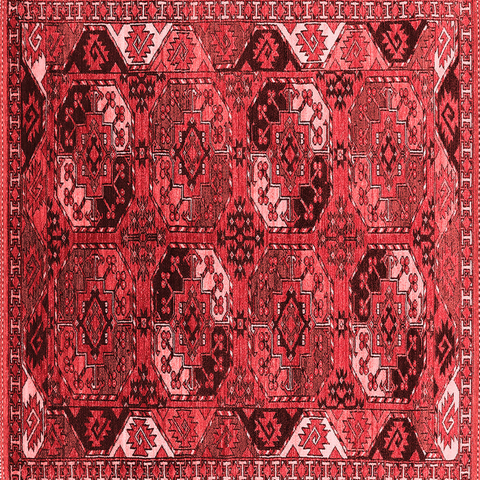 Machine Washable Oriental Red Industrial Rug, wshurb2008red
