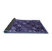 Sideview of Oriental Blue Industrial Rug, urb2008blu