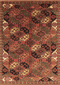 Oriental Brown Industrial Rug, urb2008brn