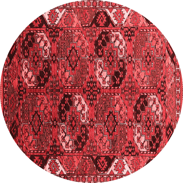 Machine Washable Oriental Red Industrial Rug, wshurb2008red
