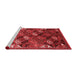 Industrial Red Washable Rugs