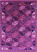 Machine Washable Oriental Purple Industrial Area Rugs, wshurb2008pur