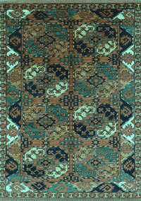 Oriental Turquoise Industrial Rug, urb2008turq