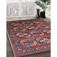 Mid-Century Modern Pink Oriental Rug, urb2009