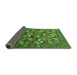 Sideview of Oriental Green Industrial Rug, urb2009grn